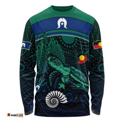 Amazing Aussie Indigenous Australian Aboriginal Turtle Of The Dreaming NAIDOC Edition Long Sleeve T-shirt