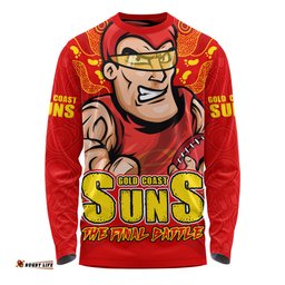 Amazing Aussie Gold Coast SUNS Final Clash Battle Edition Long Sleeve T-shirt