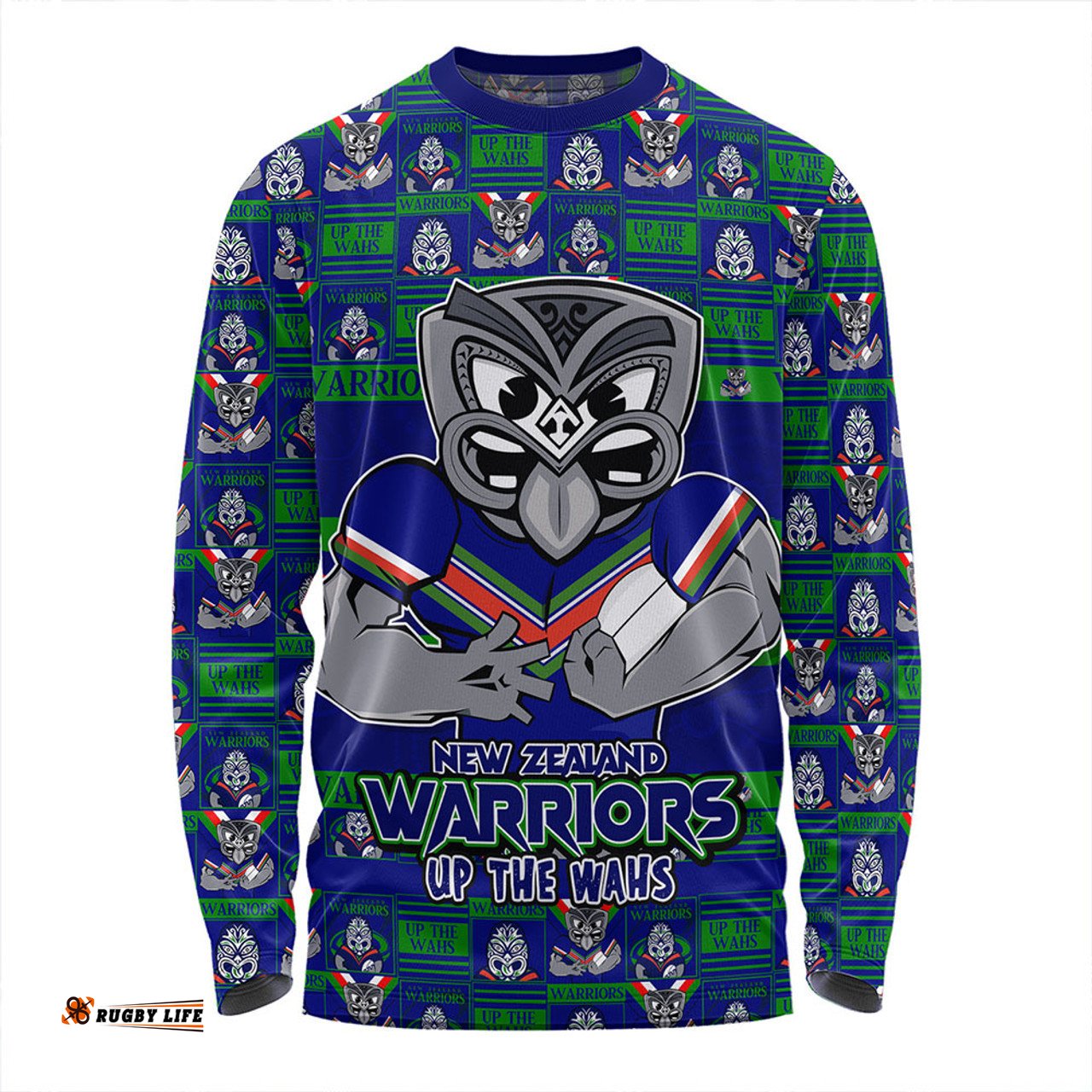 Amazing Aussie New Zealand Warriors Champion���s Pride Comic Style Long Sleeve T-shirt