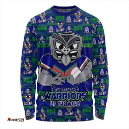 Amazing Aussie New Zealand Warriors Champion���s Pride Comic Style Long Sleeve T-shirt