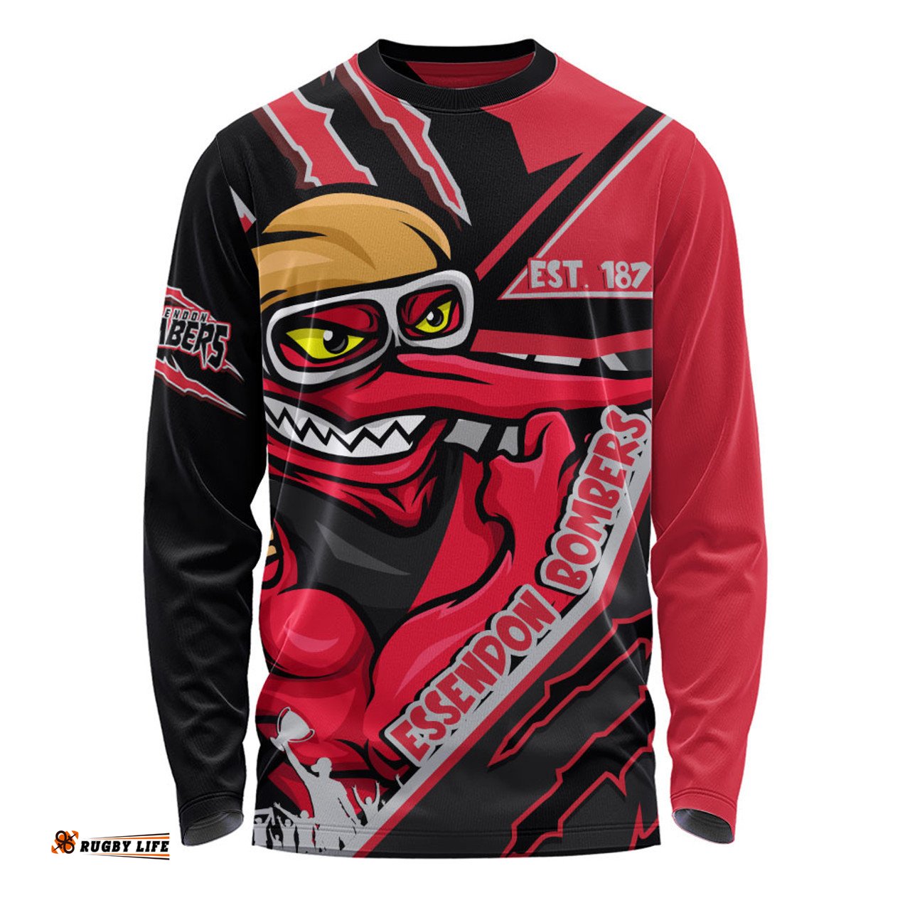 Amazing Aussie Essendon Battlefield Glory Gear Long Sleeve T-shirt