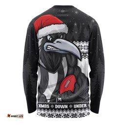 Amazing Aussie Collingwood Merry Christmas Down Under Footy Power Style Long Sleeve T-shirt