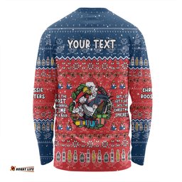 Amazing Aussie Sydney Roosters Christmas Custom Chrissie Spirit Long Sleeve T-shirt