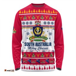 Amazing Aussie South Australia Christmas Merry Chrissie Long Sleeve T-shirt
