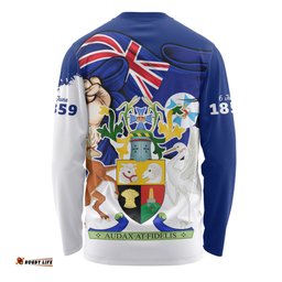Amazing Aussie Queensland Power Pride And Heritage Crest Long Sleeve T-shirt