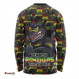 Amazing Aussie Penrith Panthers Champion���s Pride Comic Style Long Sleeve T-shirt