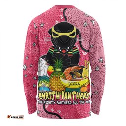 Amazing Aussie Penrith Panthers Custom Australian Big Things (Pink) Long Sleeve T-shirt