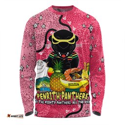 Amazing Aussie Penrith Panthers Custom Australian Big Things (Pink) Long Sleeve T-shirt