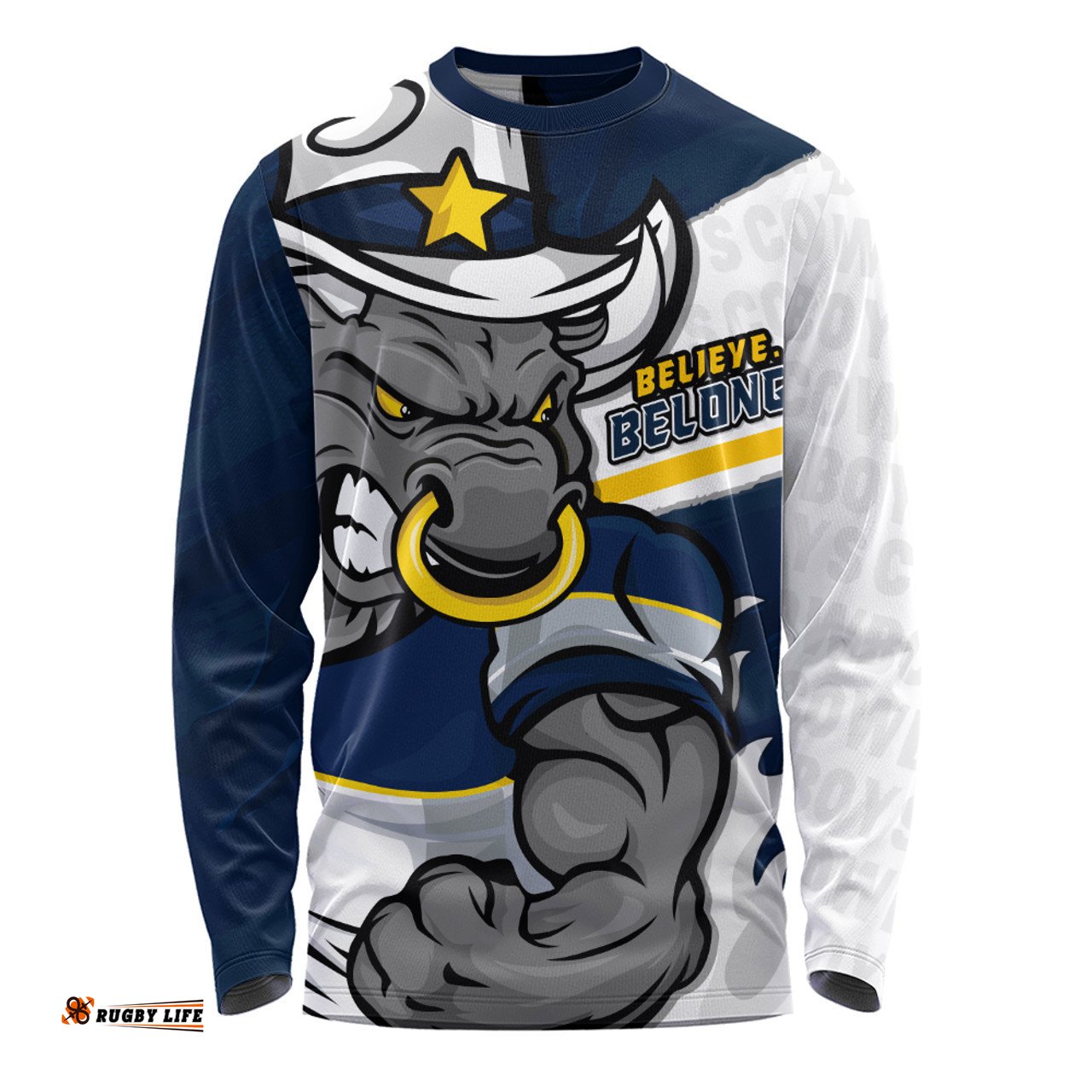 Amazing Aussie North Queensland Cowboys Defend The Pride Long Sleeve T-shirt