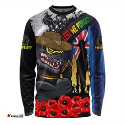 Amazing Aussie Penrith Panthers United In Spirit Anzac Day Tribute Long Sleeve T-shirt