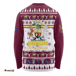 Amazing Aussie Queensland Christmas Merry Chrissie Long Sleeve T-shirt