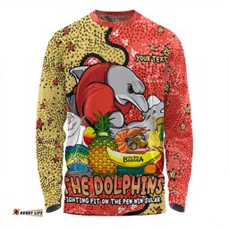 Amazing Aussie Redcliffe Dolphins Custom Australian Big Things Long Sleeve T-shirt