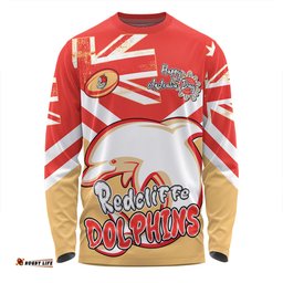 Amazing Aussie Redcliffe Dolphins Happy Australia Day We Are One And Free Long Sleeve T-shirt