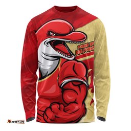 Amazing Aussie Redcliffe Dolphins Defend The Pride Long Sleeve T-shirt