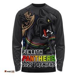Amazing Aussie Penrith Panthers Unleash Power In The Ultimate Battle Long Sleeve T-shirt