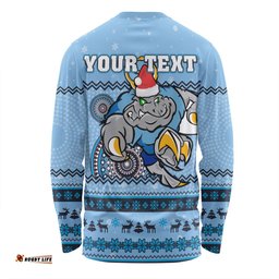 Amazing Aussie New South Wales Cockroaches Christmas Custom Ugly Xmas And Aboriginal Patterns For Die Hard Fan Long Sleeve T-shirt