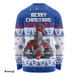 Amazing Aussie Newcastle Knights Christmas Custom Special Ugly Christmas Long Sleeve T-shirt