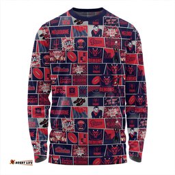 Amazing Aussie Melbourne Legacy Of The Pride Comic Style Long Sleeve T-shirt