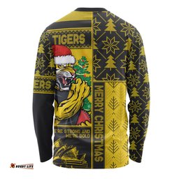 Amazing Aussie Richmond Merry Christmas Knit Style Festive Spirit Long Sleeve T-shirt