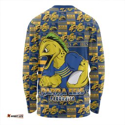 Amazing Aussie Parramatta Eels Champion���s Pride Comic Style Long Sleeve T-shirt