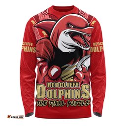 Amazing Aussie Redcliffe Dolphins Final Clash Battle Edition Long Sleeve T-shirt
