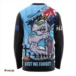 Amazing Aussie New South Wales Blues Fearless ANZAC Defender Long Sleeve T-shirt