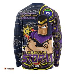 Amazing Aussie Melbourne Storm Spirit Of NAIDOC Series Long Sleeve T-shirt