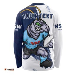 Amazing Aussie New South Wales Blues Battleborn Blues Long Sleeve T-shirt