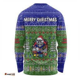 Amazing Aussie New Zealand Warriors Christmas Custom Chrissie Spirit Long Sleeve T-shirt