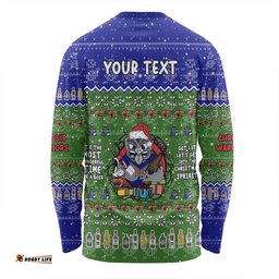Amazing Aussie New Zealand Warriors Christmas Custom Chrissie Spirit Long Sleeve T-shirt