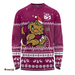 Amazing Aussie Queensland Cane Toads Christmas Custom Ugly Xmas And Aboriginal Patterns For Die Hard Fan Long Sleeve T-shirt