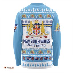 Amazing Aussie New South Wales Christmas Merry Chrissie Long Sleeve T-shirt