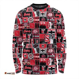 Amazing Aussie St Kilda Legacy Of The Pride Comic Style Long Sleeve T-shirt