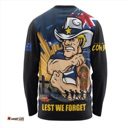 Amazing Aussie North Queensland Cowboys Fearless ANZAC Defender Long Sleeve T-shirt