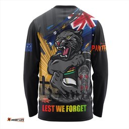 Amazing Aussie Penrith Panthers Fearless ANZAC Defender Long Sleeve T-shirt