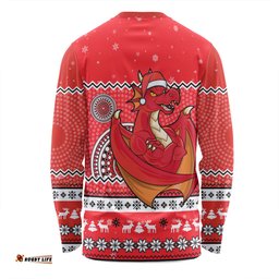 Amazing Aussie St. George Illawarra Dragons Christmas Custom Ugly Xmas And Aboriginal Patterns For Die Hard Fan Long Sleeve T-shirt