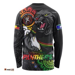 Amazing Aussie Penrith Panthers Power Through Generations NAIDOC Edition Long Sleeve T-shirt