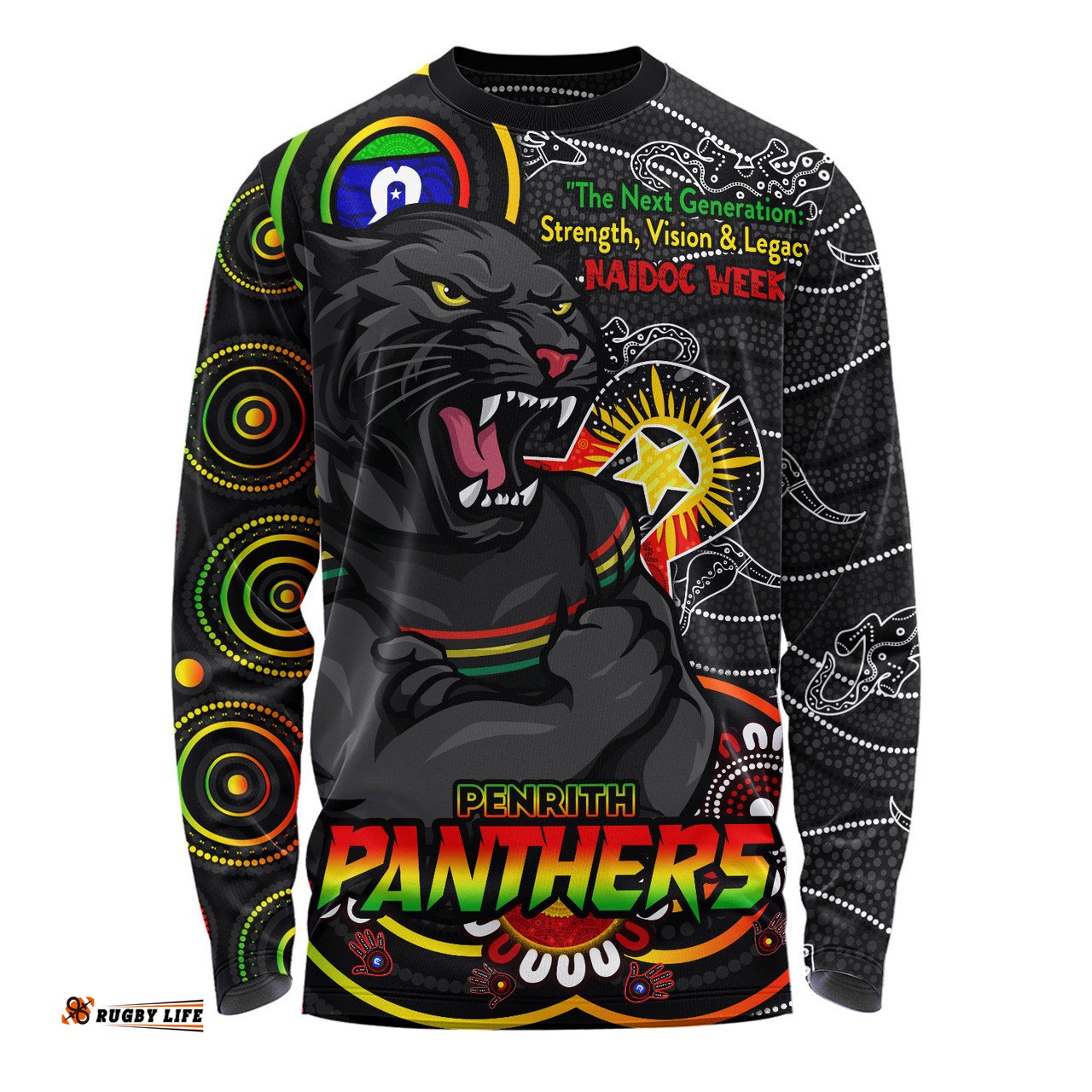 Amazing Aussie Penrith Panthers Spirit Of NAIDOC Series Long Sleeve T-shirt