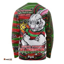 Amazing Aussie South Sydney Rabbitohs Spirit Of NAIDOC Series Long Sleeve T-shirt