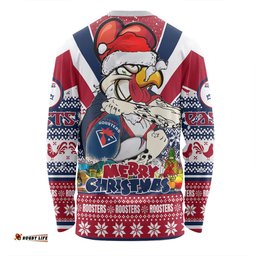 Amazing Aussie Sydney Roosters Christmas Custom Easts Rooster Santa Aussie Big Things Long Sleeve T-shirt