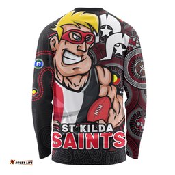 Amazing Aussie St Kilda NAIDOC Spirit Of Country Long Sleeve T-shirt