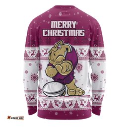 Amazing Aussie Queensland Cane Toads Christmas Custom Special Ugly Christmas Long Sleeve T-shirt