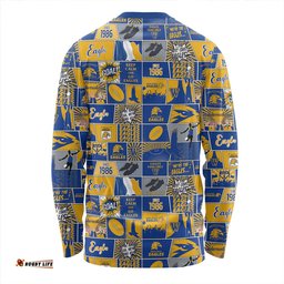 Amazing Aussie West Coast Eagles Legacy Of The Pride Comic Style Long Sleeve T-shirt