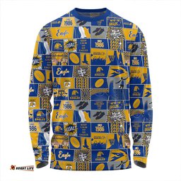Amazing Aussie West Coast Eagles Legacy Of The Pride Comic Style Long Sleeve T-shirt