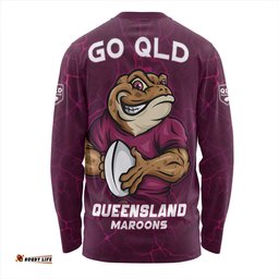 Amazing Aussie Queensland Maroons Go QLD Maroons Break The Limit Long Sleeve T-shirt