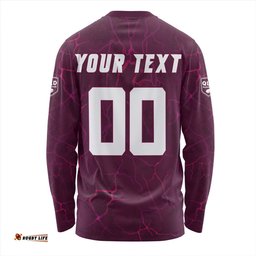 Amazing Aussie Queensland Maroons Go QLD Maroons Break The Limit Long Sleeve T-shirt