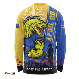 Amazing Aussie Parramatta Eels Anzac Day Lest We Forget Strong Fighting Spirit Long Sleeve T-shirt