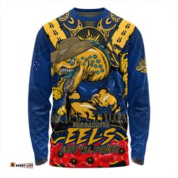 Amazing Aussie Parramatta Eels Ripped Legacy Of The Game The ANZAC Spirit Lives On Long Sleeve T-shirt