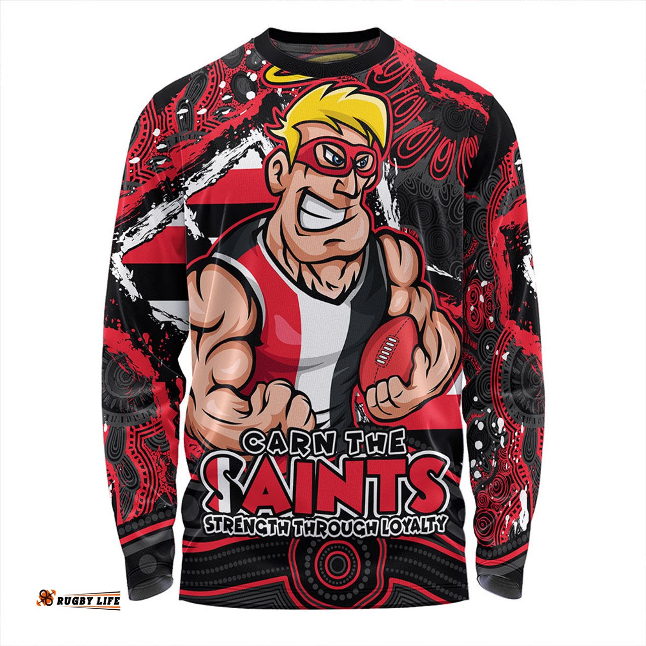 Amazing Aussie St Kilda Blazing Spirit Of Victory Long Sleeve T-shirt
