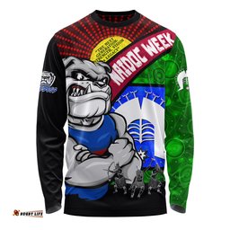 Amazing Aussie Western Bulldogs NAIDOC Week Pride Edition Long Sleeve T-shirt